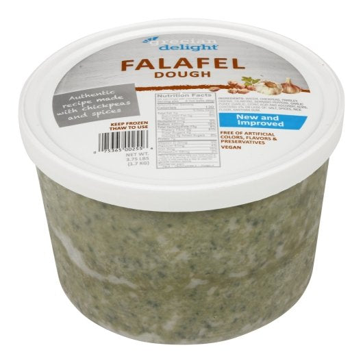 Grecian Delight Kosher Falafel Dough, 4 x 3.75 lb Case - Prepared Foods