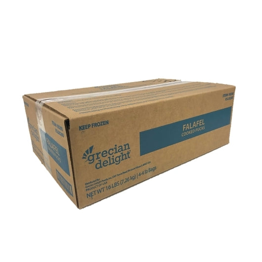 Grecian Delight Falafel Puck, 4 x 4 lb Case - Prepared Foods