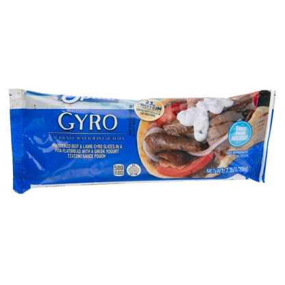 Grecian Delight Premade Gyro Sandwich, 12 x 7.35 oz Case - Prepared Foods
