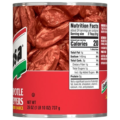 Embasa Chipotle Peppers in Adobo Sauce, 12 x 26 oz Case - DOT product image 5