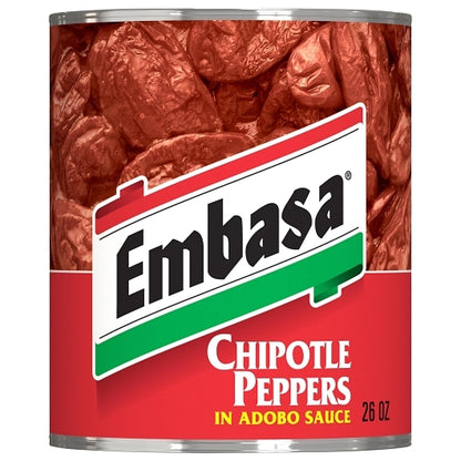 Embasa Chipotle Peppers in Adobo Sauce, 12 x 26 oz Case - Spices Seasonings