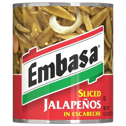 Embasa Sliced Jalapenos in Escabeche, 6 x 98 oz Case - DOT product image 4