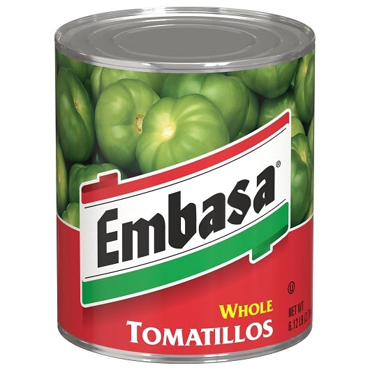 Embasa Whole TOMATILLOS, 6 x 98 oz Case - DOT product image 2