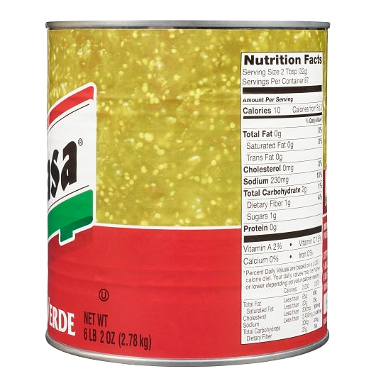 Embasa Salsa Verde, 6 x 98 oz Case - DOT product image 3