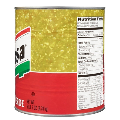 Embasa Salsa Verde, 6 x 98 oz Case - DOT product image 3