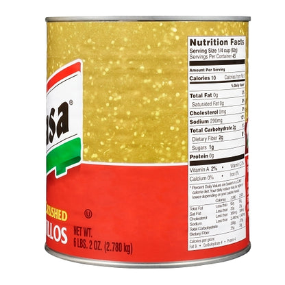 Embassa Crushed Tomatillos , 6 x 98 oz Case - DOT product image 3