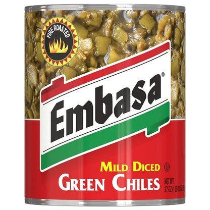 Embasa PEPPERS CHILE DICED GREEN, 12 x 27 oz Case - DOT product image 3