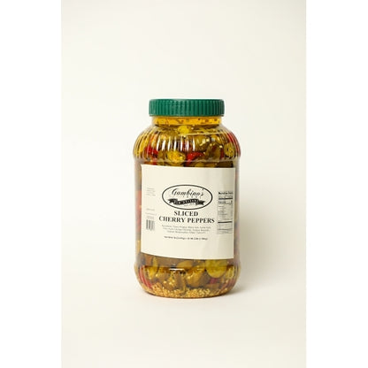 Gambinos HOT SLICED CHERRY PEPPER, 2 x 1 GA Case - DOT product image 2