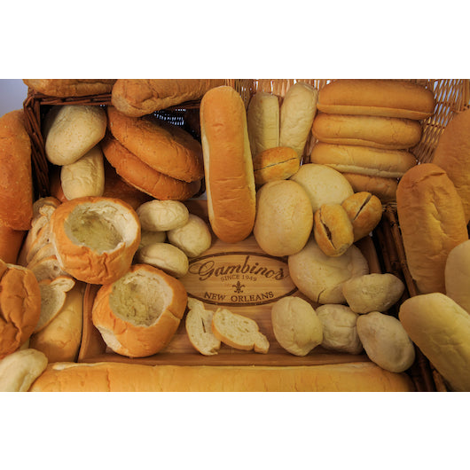 Gambinos Bread Po-boy Gallagher Parbaked 8 Inch, 60 x 3 oz Case - Breads, Rolls & Buns