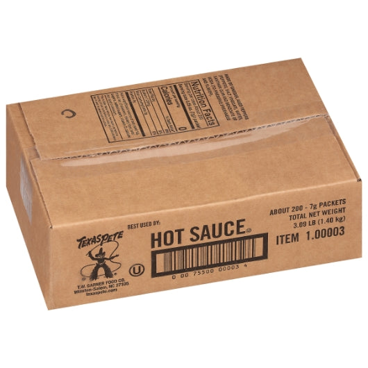 Texas Pete Hot Sauce Single Serve, 200 x 200 x 200 each Case - DOT product image 4