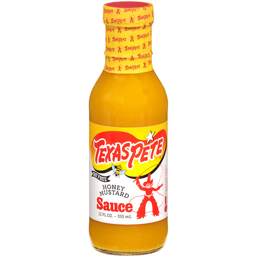 Texas Pete Sauce Honey Mustard Bottle, 12 x 12 oz Case - Condiments & Sauces