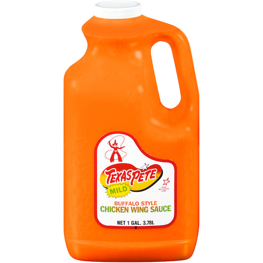Texas Pete Mild Chicken Wing Sauce, 4 x 1 GA Case - Condiments & Sauces
