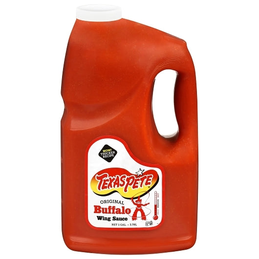 Texas Pete Buffalo Style Original Chicken Wing Sauce Bulk, 4 x 1 GA Case - Condiments & Sauces