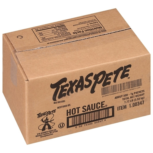 Texas Pete Original Hot Sauce Single Serve, 1 x 500 each Case - DOT product image 6