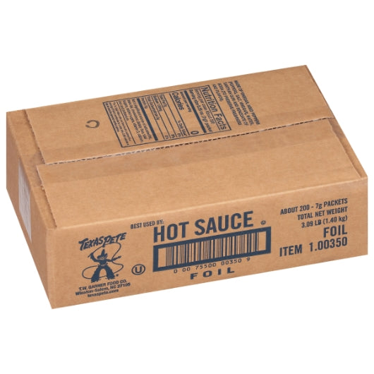 Texas Pete Hot Sauce Single Serve, 1 x 200 each Case - DOT product image 4