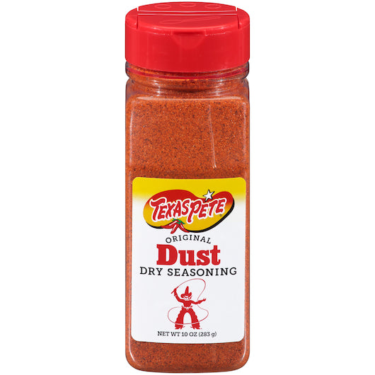 Texas Pete Original Dry Seasoning Dust, 8 x 10 oz Case - Spices Seasonings