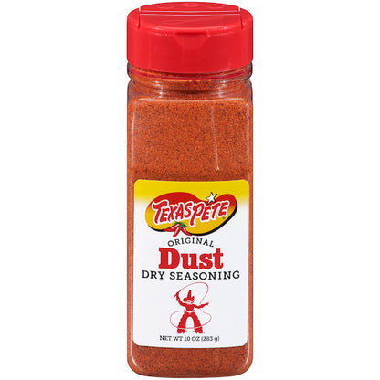 Texas Pete Original Dry Seasoning Dust, 8 x 10 oz Case - Spices Seasonings
