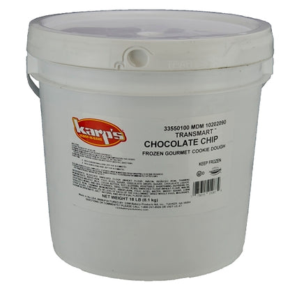 Karps Transmart Scoop Scoop-N-Bake Chocolate Chip Cookie Dough, 1 x 18 lb Case - DOT product image 3