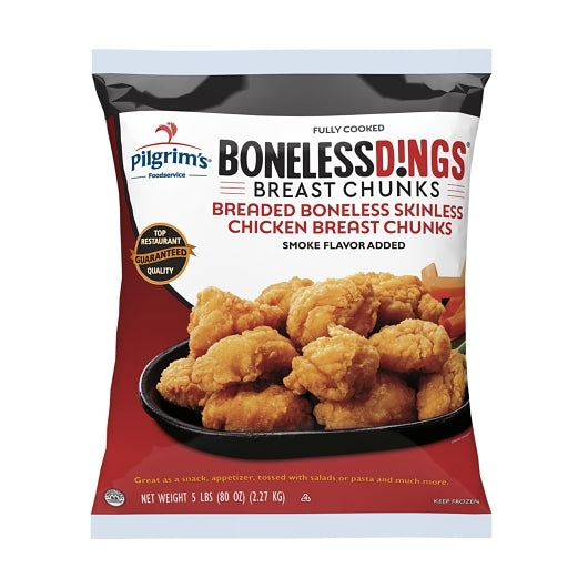 Pierce Chicken Boneless Marinated Boneless Chicken Wings, 2 x 80 oz Case - Frozen Meat & Seafood