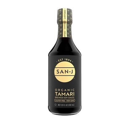 San J Organic Tamari Organic, 6 x 20 oz Case - Condiments & Sauces