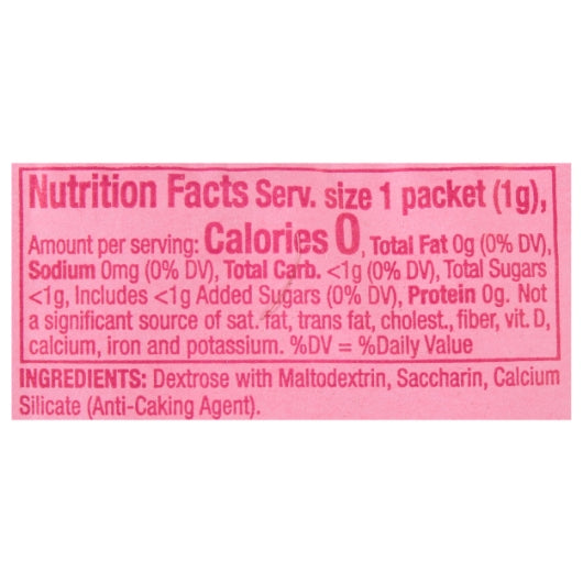 Domino Commodity Sugar Substitute Pink Packets, 2000 x 2000 each Case - DOT product image 7