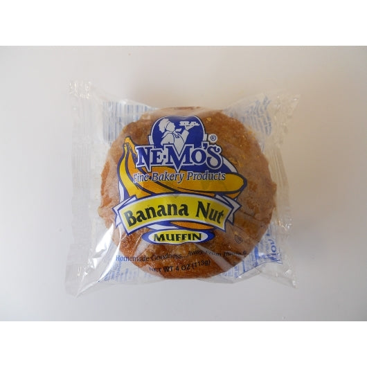 Ne-Mos Banana Nut Muffin, 12 x 4 oz Case - Bakery & Desserts