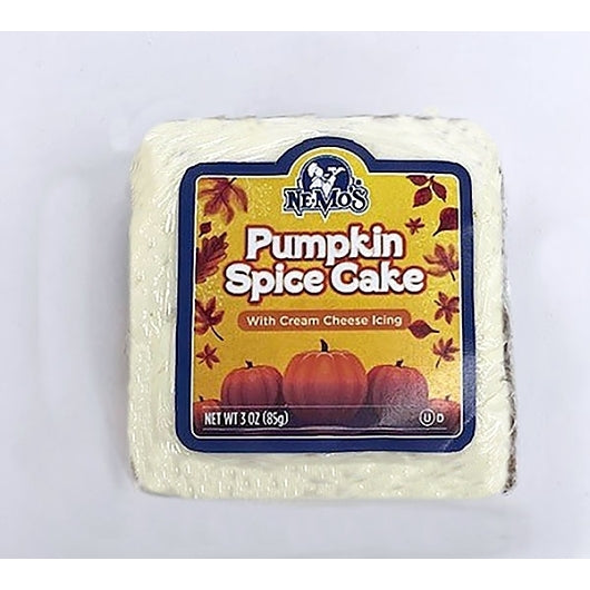 Nemo's Pumpkin Spice Cake Square, 6 x 6 x 3 oz Case - DOT product image 5