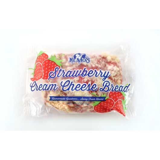 Ne-Mo's Strawberry Cheesecake Bread Individually Wrapped, 12 x 4 oz Case - Bakery & Desserts