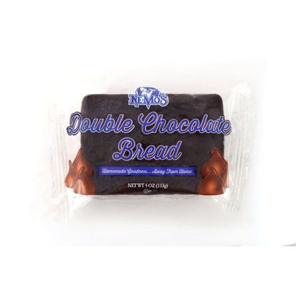 Nemo's Double Chocolate Cake Bread, 12 x 4 oz Case - Bakery & Desserts