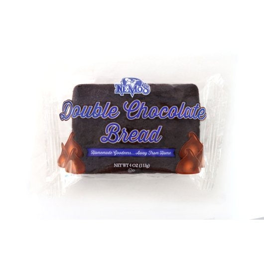 Nemo's Double Chocolate Cake Bread, 12 x 4 oz Case - Bakery & Desserts