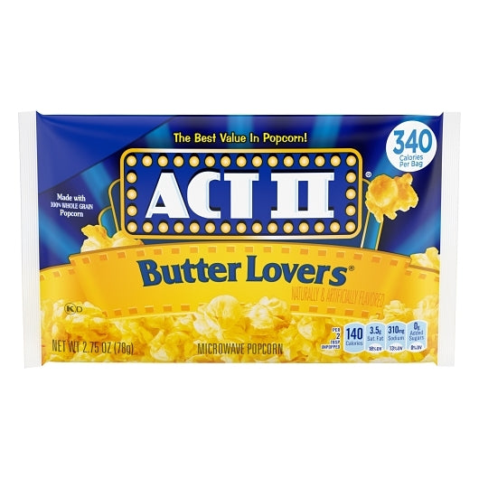 (Price/Case)Act II 7615023256 Act Ii Butter Lovers Microwave Pop - DOT product image 1