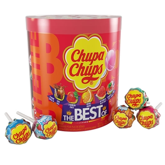 Chupa Chups Best of Lollipops Drum, 8 x 60 x 0.42 oz Case - DOT product image 3