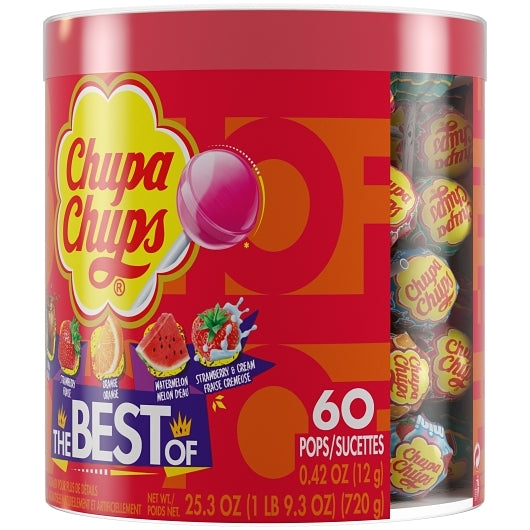 Chupa Chups Best of Lollipops Drum, 8 x 60 x 0.42 oz Case - DOT product image 4