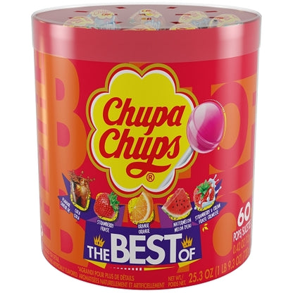 Chupa Chups Best of Lollipops Drum, 8 x 60 x 0.42 oz Case - DOT product image 5