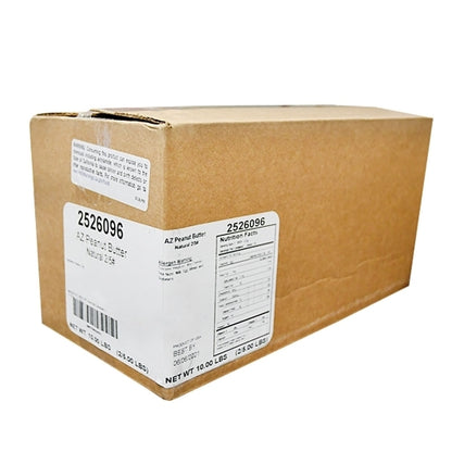 Azar Natural Peanut Butter, 2 x 5 lb Case - Alternate product angle or state
