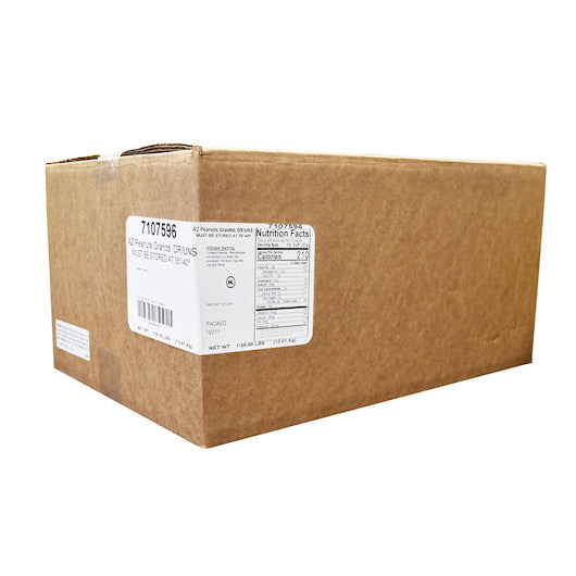 Azar Medium Chopped Peanut, 1 x 30 lb Case - Alternate product angle or state