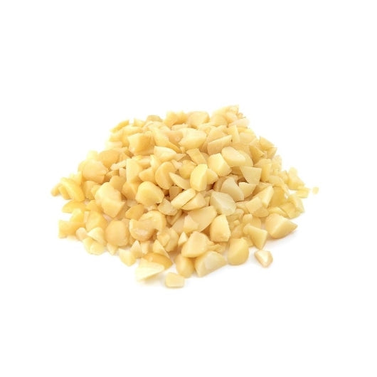 Azar Dry Roasted Unsalted Macadamia Nut Pieces, 1 x 5 lb Case - Nuts & Seeds