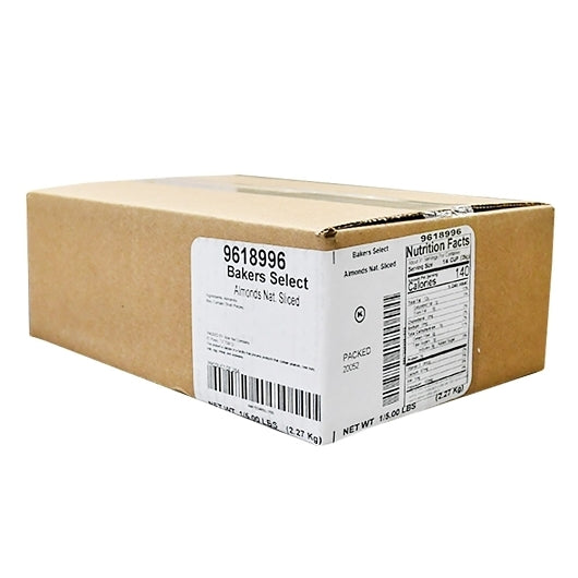 Baker's Select Almond Natural Sliced, 1 x 5 lb Case - DOT product image 2