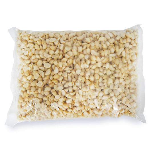 Baker's Bs Macadamia Nut Halves & Pieces Raw, 1 x 5 lb Case - Nuts & Seeds
