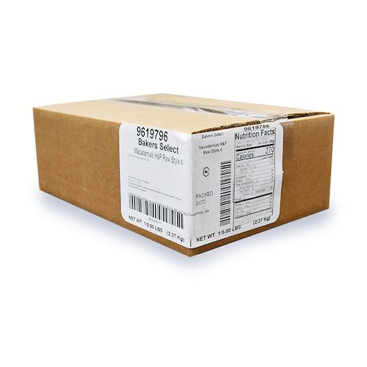 Baker'S Bs Macadamia NUT HALVES & PIECES RAW, 1 x 5 lb Case - DOT product image 2