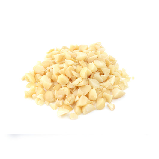 Baker's Bs Macadamia Nut Halves & Pieces Raw, 1 x 5 lb Case - Alternate product angle or state