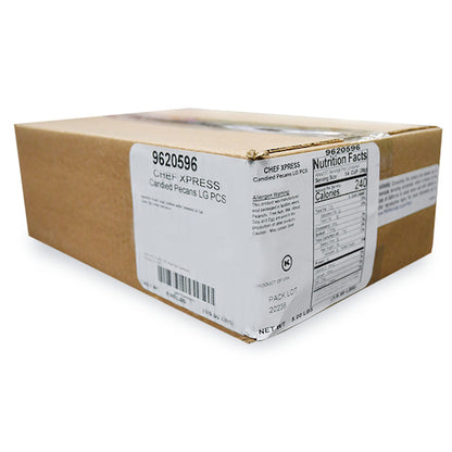 Azar Nut Bakers Pecan Pieces Large Candied, 1 x 5 lb Case - Alternate product angle or state