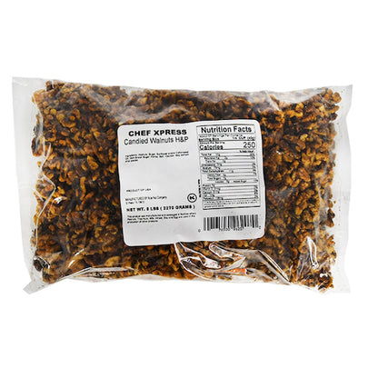 Azar Nut Bakers CANDIED WALNUT HALVES & PIECES, 1 x 5 lb Case - DOT product image 2