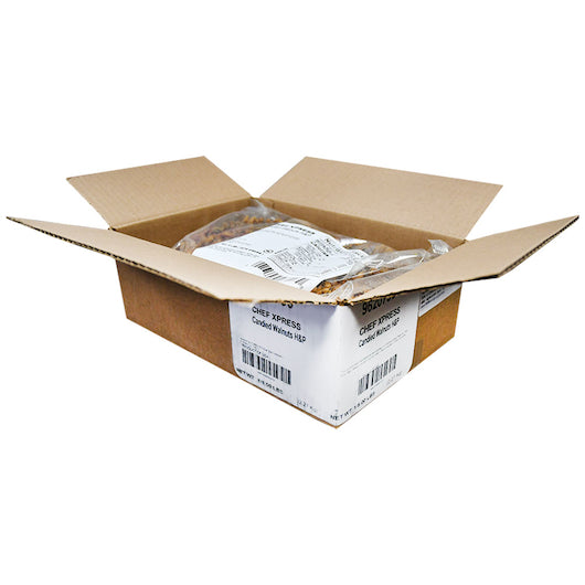 Azar Nut Bakers Candied Walnut Halves & Pieces, 1 x 5 lb Case - Alternate product angle or state