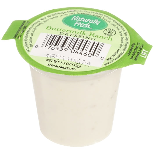 Naturally Fresh Buttermilk Ranch Dressing Single Serve, 100 x 1.5 oz Case - DOT product image 4