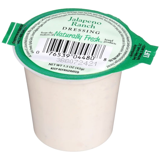 Naturally Fresh Jalapeno Ranch Dressing Single Serve, 100 x 1.5 oz Case - DOT product image 3