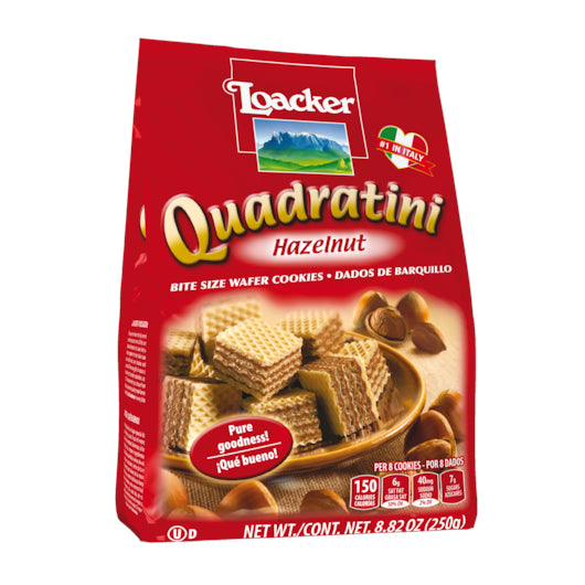 Loacker Quadratini Hazelnut, 6 x 8.82 oz Case - DOT product image 3