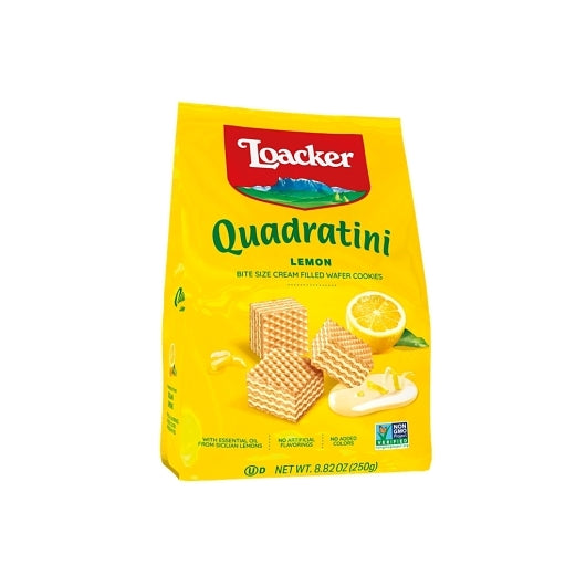 Loacker Quadratini Lemon, 6 x 8.82 oz Case - DOT product image 3