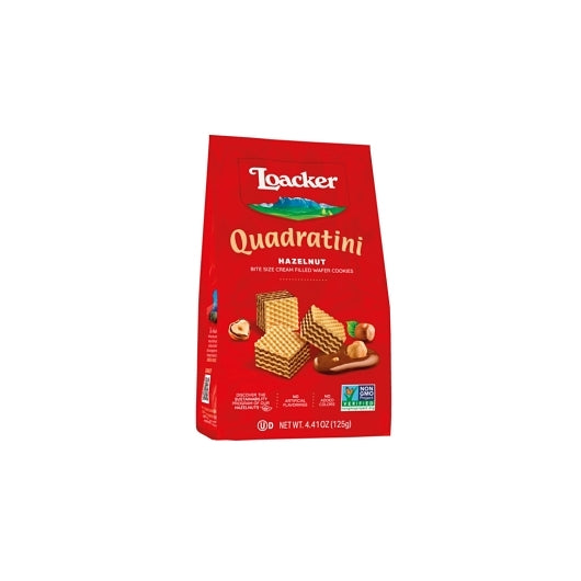 Loacker Quadratini Hazelnut, 6 x 4.41 oz Case - Bakery & Desserts