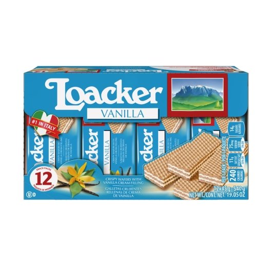 Loacker Classic Vanilla 45 Grams 12-1.59Oz./Pack (Pack Of 12) - DOT product image 1